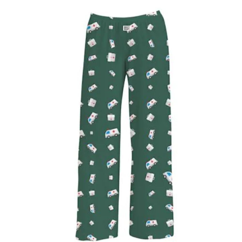 BRIEF INSANITY Lounge Pajama Pants Nurse Life Doctor Small Unisex NWT
